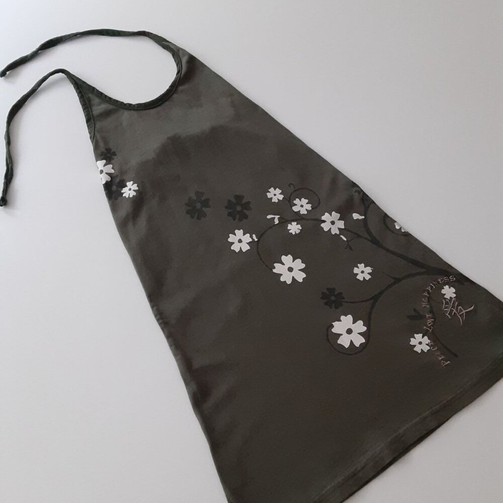 Wild Mango Clothing Co. olive green halter dress - girls size 6
